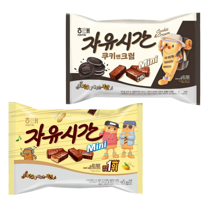 해태 자유시간 미니 모음 (오리지널 630g+쿠키앤크림 400g)