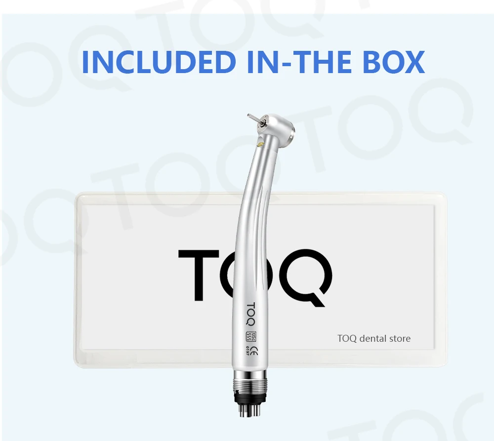 Dental High Speed Led Light Air Turbina Cartridge Rotor Water Sprays Handpiece 2/4 Holes