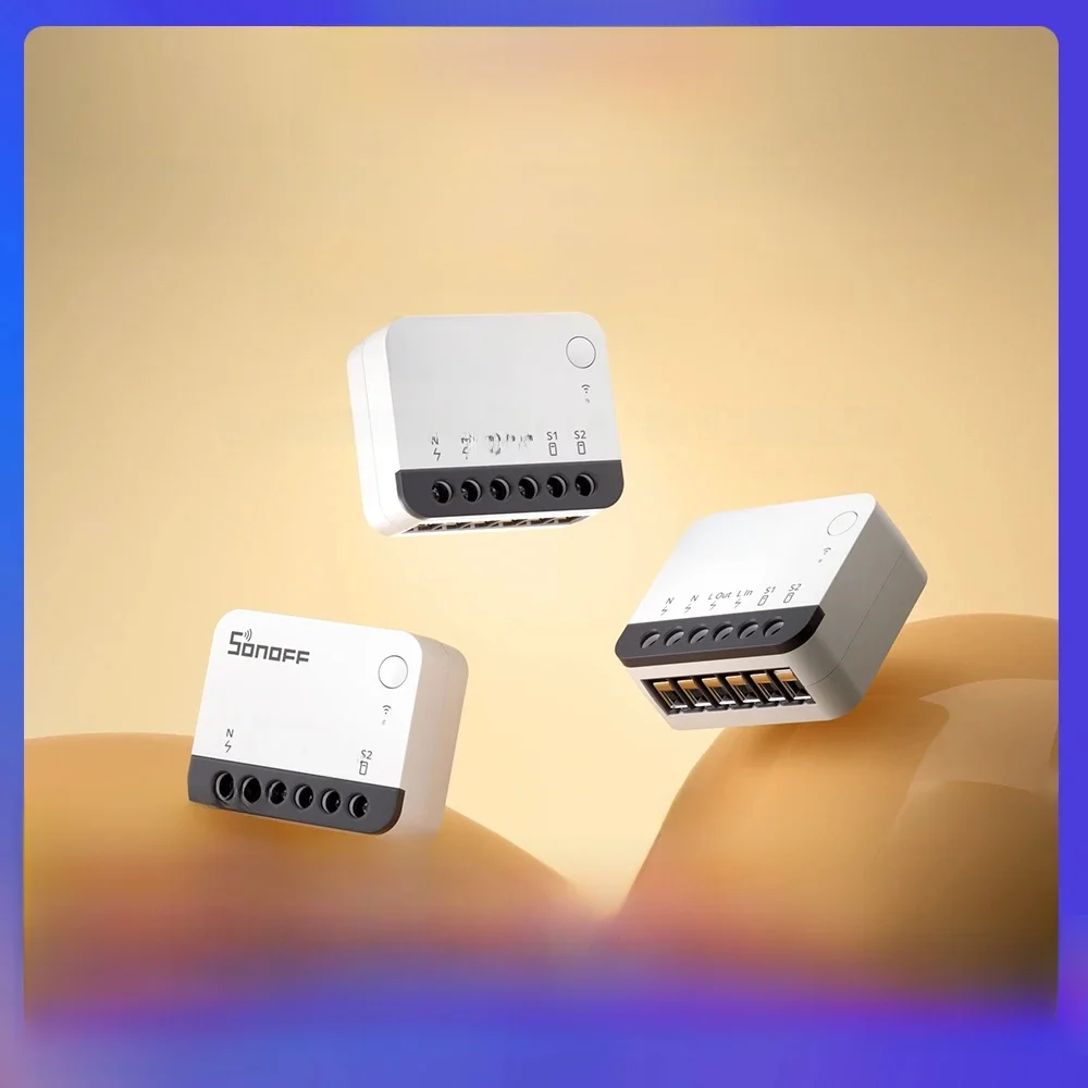 SONOFF ZBMINIR2 Zigbee Smart Switch mit Relaismodus, externe Schaltersteuerung, kompatibel mit EWeLink, Zigbee Gateway erforderlich, 1-4 Stück