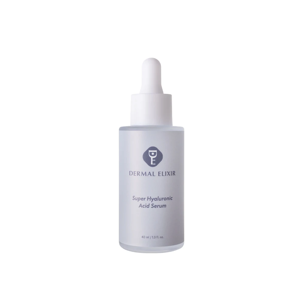 Dermal Elixir Super Hyaluronic Acid Serum 40ml Anti Aging & Wrinkle; Boost Skin Collagen; All skin type