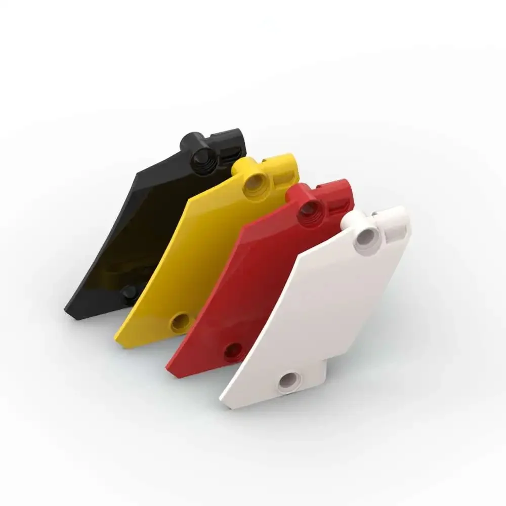 MOC 1 pièces 80268 80267 panneau incurvé # 60 blocs de construction 5x7 coniques, accessoires de véhicule droit, briques, jouets, cadeaux d'anniversaire pour enfants