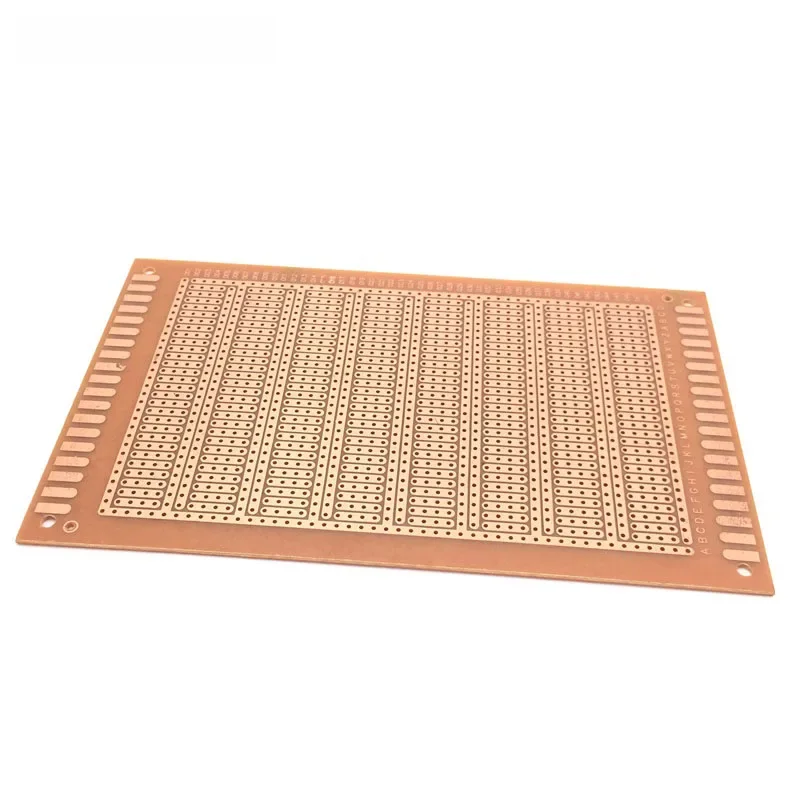 1 sztuk DIY 9*15CM jednostronna PCB uniwersalna matryca eksperymentalna płytka drukowana pojedynczy ciągły otwór cztery otwory 9x15CM dla Arduino — zdjęcie 2