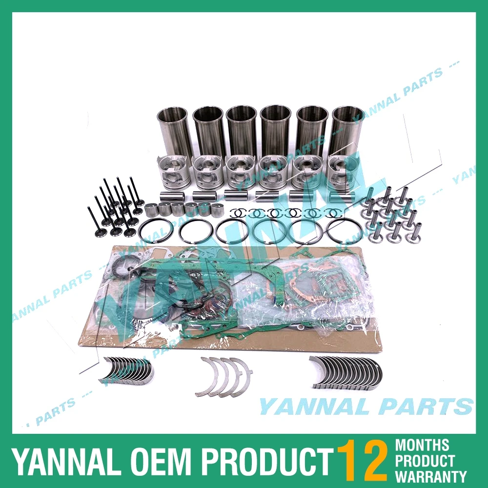 New For Cummins C8.3-C Engine Overhaul Rebuild Kit for Hyundai R335LC-7 Excavator