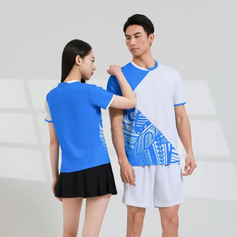 Neues Tischtennis hemd profession elles Badminton-Trikot für Männer Frauen Kinder uniform maßge schneiderte Familien-Tischtennis kleidung