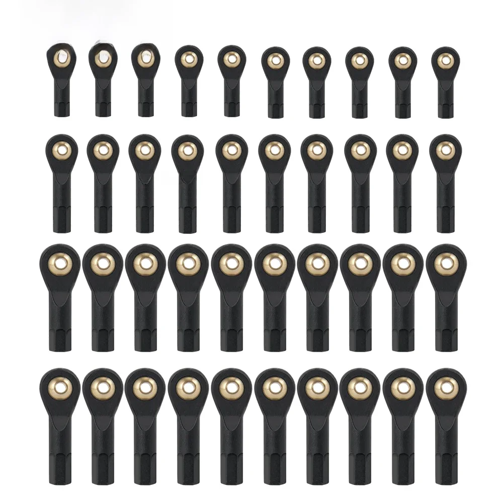 AXSPEED 10 pièces en plastique M2/M3 biellette rotule pour Axial SCX10 TRX-4 1/10 RC roche chenille voiture accessoires