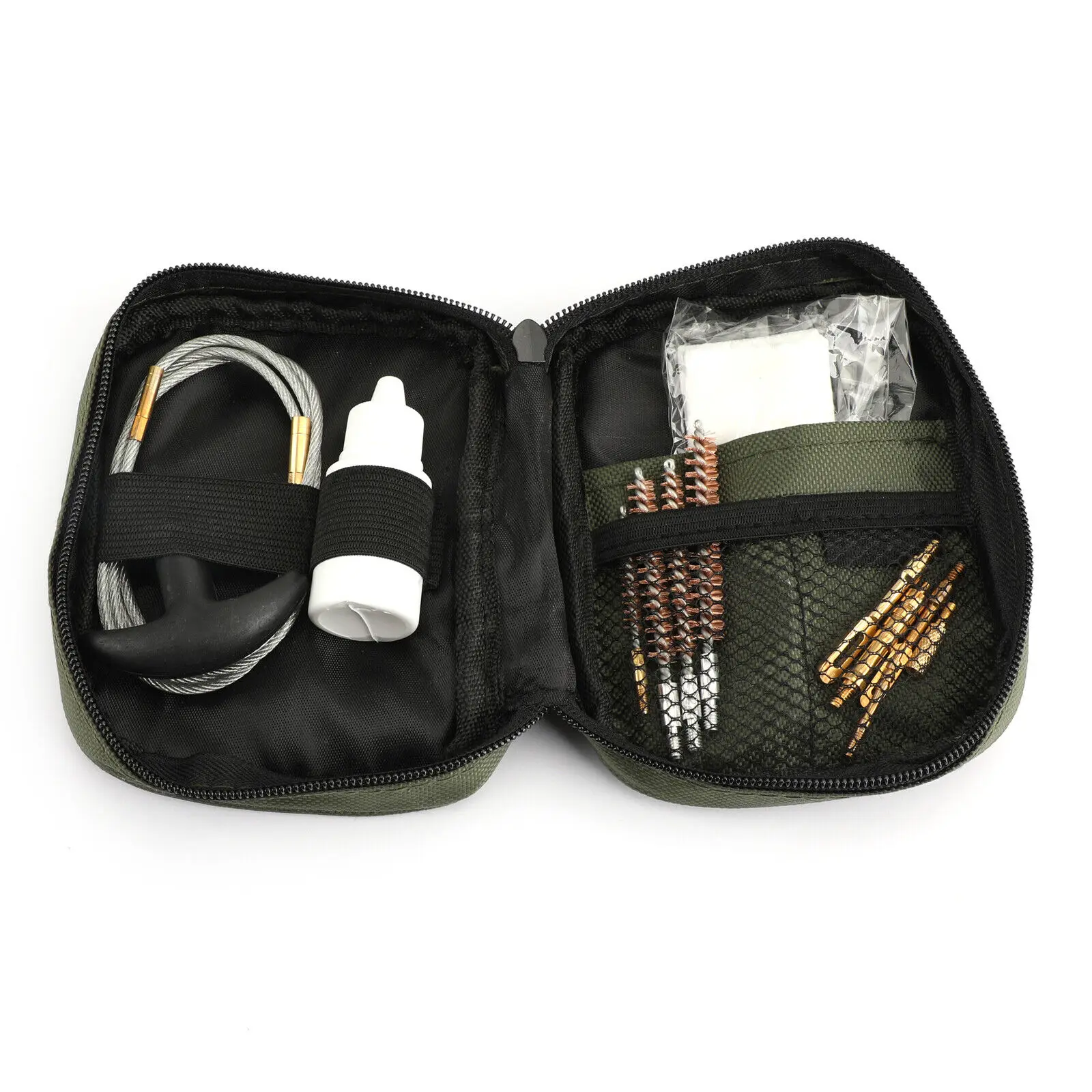 .17cal .22cal .30cal .270 / 8.280cal Gun Cleaning Kit With Flexible Rod And Pouch  Cleaning Gun