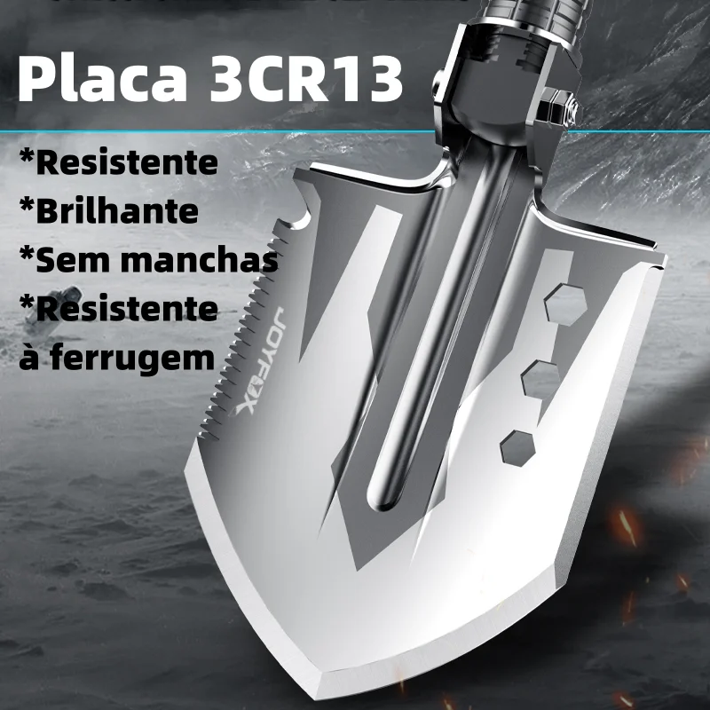 Joyfox 8 في 1 مجموعة مجرفة تاتيكا قابلة للطي عسكرية متعددة الوظائف للحفر في الهواء الطلق لوازم التخييم #4