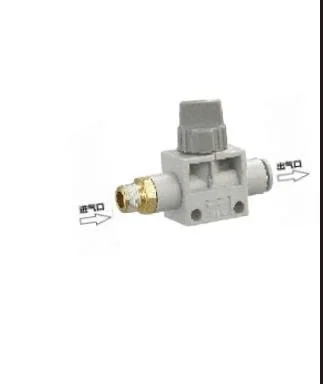 Manual Poppet Type Finger Valve VHK Series Pneumatic Hand Control Air Shut Off Valve