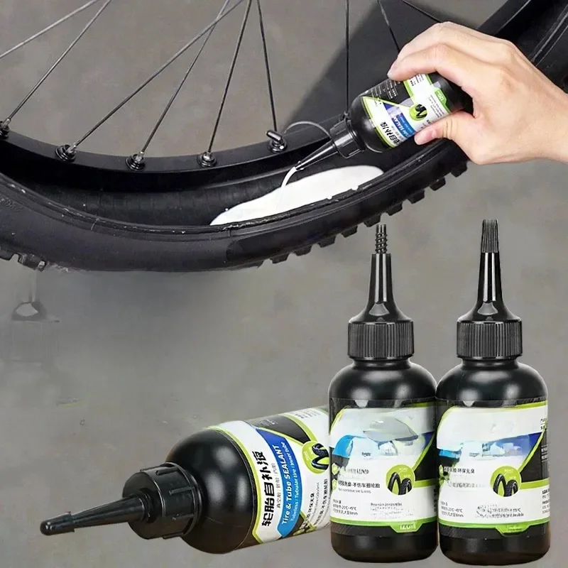 AliExpress NONE 120ml Bicycle Tubeless Tire Sealant MTB Road Bike Tires Repair Liquid Kits Tire Puncture Repair Glue Fluid Bicycle Accessories