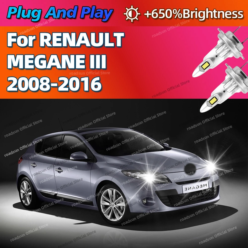 

2/4 шт. мощные автомобильные фары, светодиодные лампы 160 Вт для RENAULT MEGANE III 2008-2016 2009 2010 2011 2012 2013 2014 2015