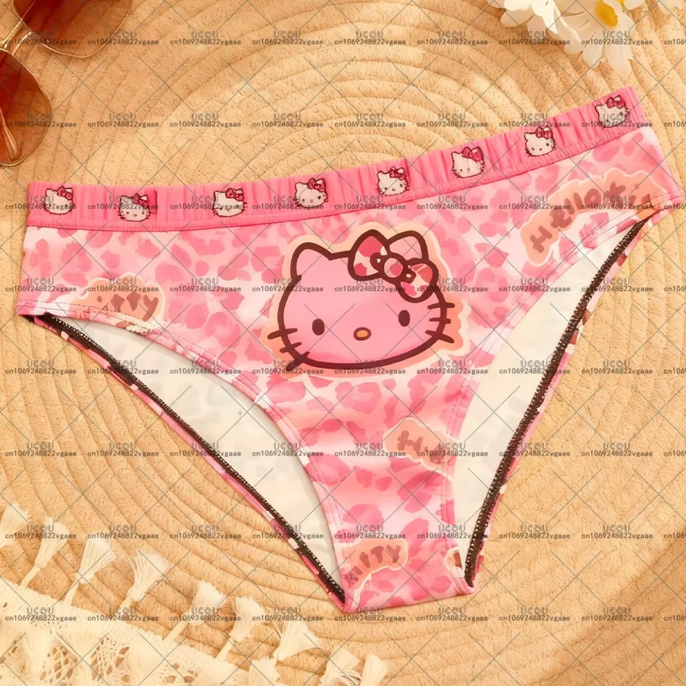 2026 الرجال الفتيات مرحبا كيتي KT هدية تنفس لينة الراحة سراويل داخلية للرجال السراويل سراويل زوجين ليوبارد الملابس الداخلية السروال جديد #6