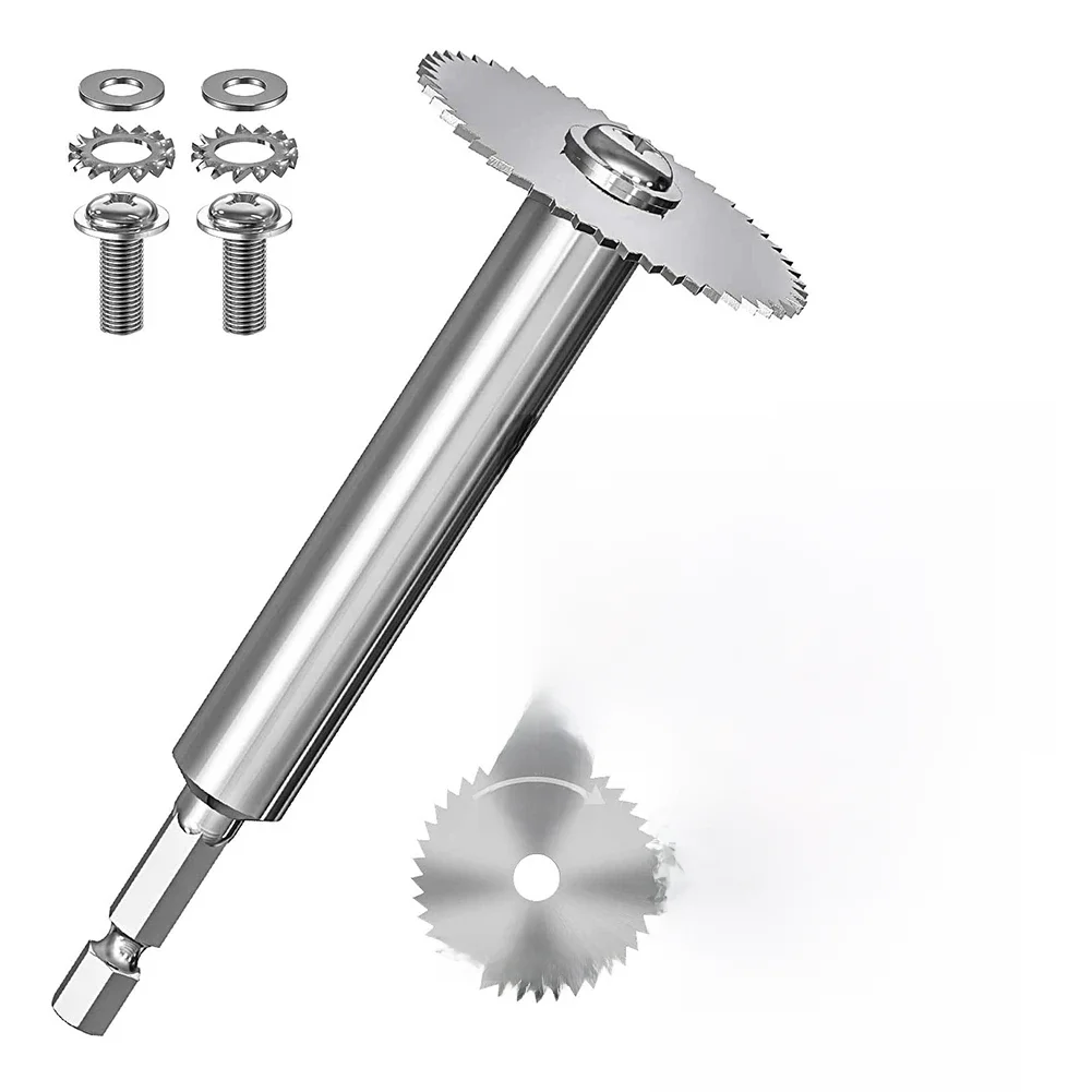 Inside Pipe Cutter, 1/4 Inch Hex PVC Plumbing Inside Cutter Internal Plastic Pipe Cutter Set (32mm x3, 44mm x1)