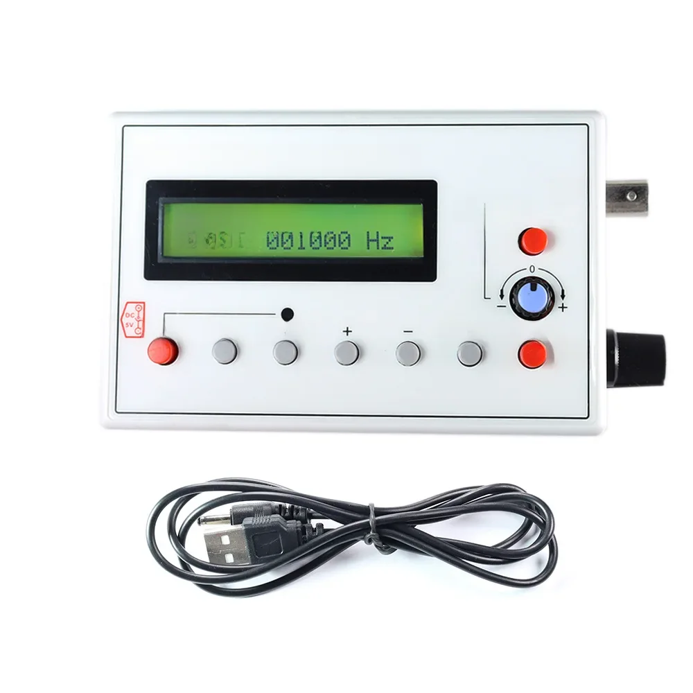 FG-100 Funkcja DDS Generator sygnału Licznik częstotliwości 1 Hz - 500 KHz Moduł źródła sygnału Sinusoidalny + kwadratowy + trójkątny + kształt fali piłokształtnej — zdjęcie 2