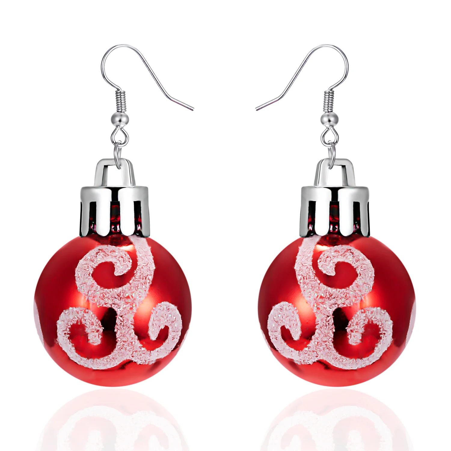 Frohe Weihnachten Bunte Glühbirnen-Kugel-Ohrringe für Frauen Luxuriöse Kreative Ohrringe Neujahrsparty-Schmuck – Detail 24