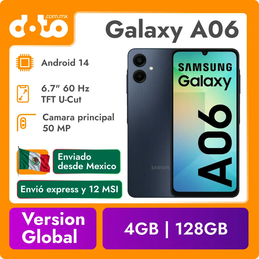 سامسونج جالاكسي A06 4 جيجا بايت 128 جيجا بايت اسود