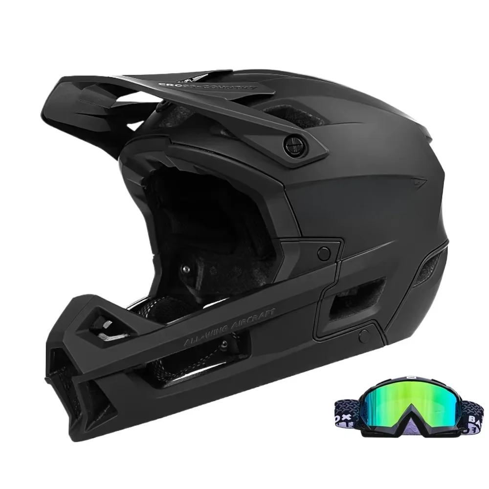 AliExpress BATFOX full face mtb bike helmet Downhill mountain cycling helmet men motocross high quality helmet visor helmet casco bicicleta