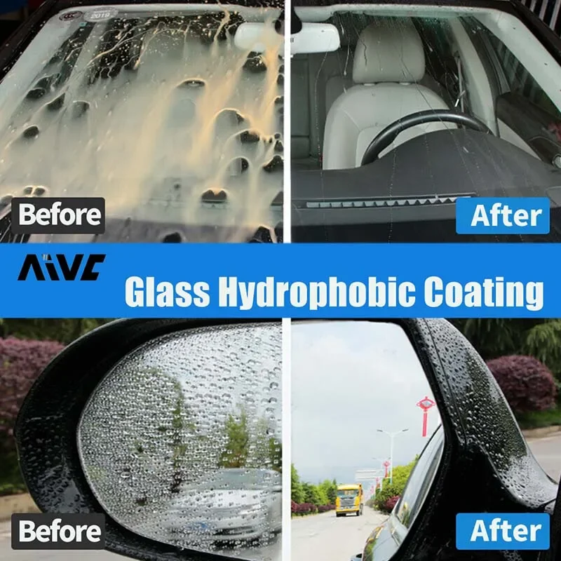 Water Repellent Spray Glass Hydrophobic Coating Anti-Rain For Car Glass Windshield Mirror Waterproof Coating Agent Auto Polish