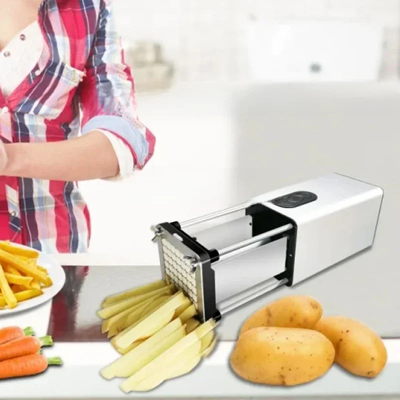 Multi Functional Electric Kitchen Vegetable And Fruit Chopper, Cube Potato Slicer
