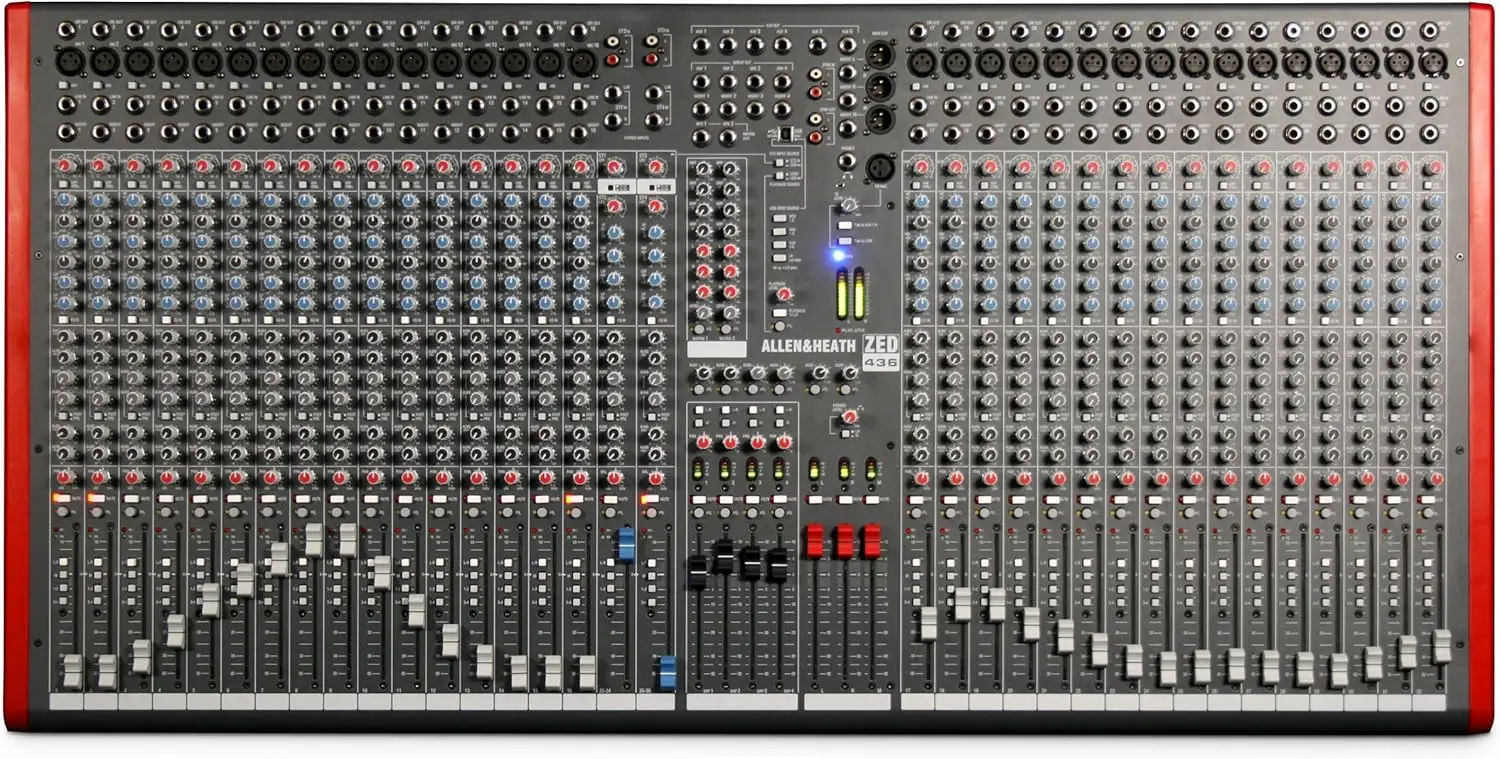 FAST SELLING Allen & Heath ZED-436 - Touring Quality Live Audio Mixer with 16 Mono and 4 Stereo Inputs (AH-ZED-436)