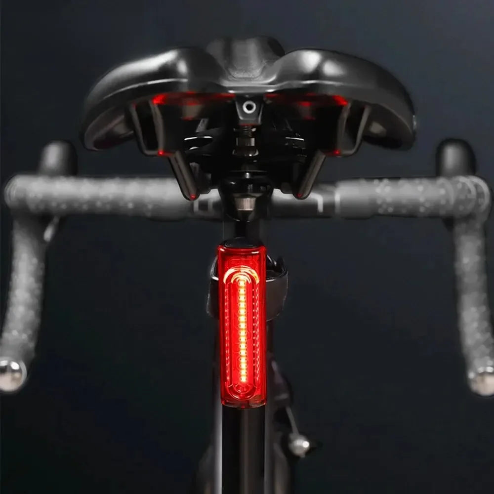 ThinkRider feu arrière de vélo multi Modes d'éclairage modèles USB Charge Led vélo lumière Flash feux arrière pour route vtt