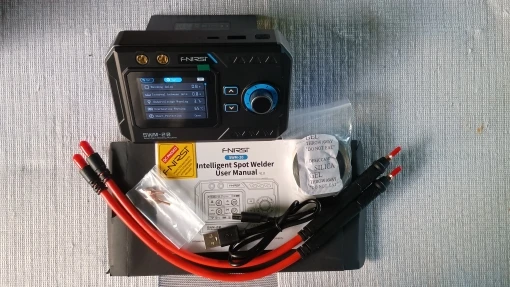 Customer photo for Bench Companion Portable Spot Welder – FNIRSI SWM-20 — Gearfinch