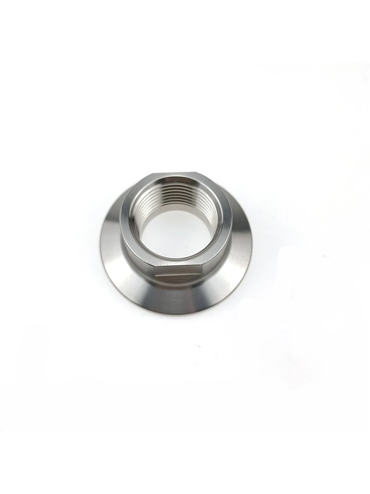 Sanitary NPT X 1.5 Tri Clamp Adapter SS304 1/2 1/4 3/4 Inch OD Threaded Ring Can Be Screwed with a Key for Plumbing And Piping
