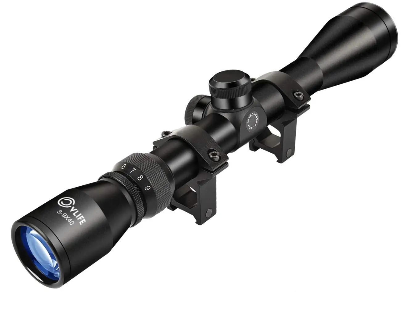 

CVLIFE 3-9x40 Optics R4 Reticle Crosshair Scope with Scope Mounts