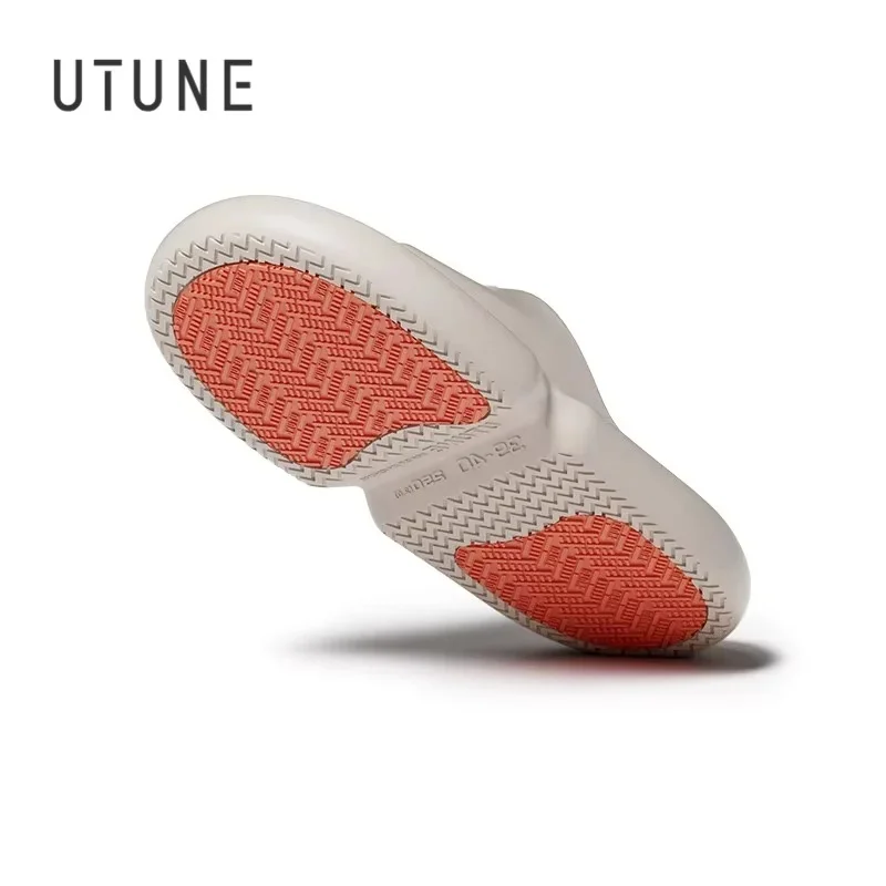 

UTUNE Non-slip Slippers Women Sandal Slides Men Rubber WIth luminous Bathroom Outside Shoes Ergonomic Design Summer Sandals