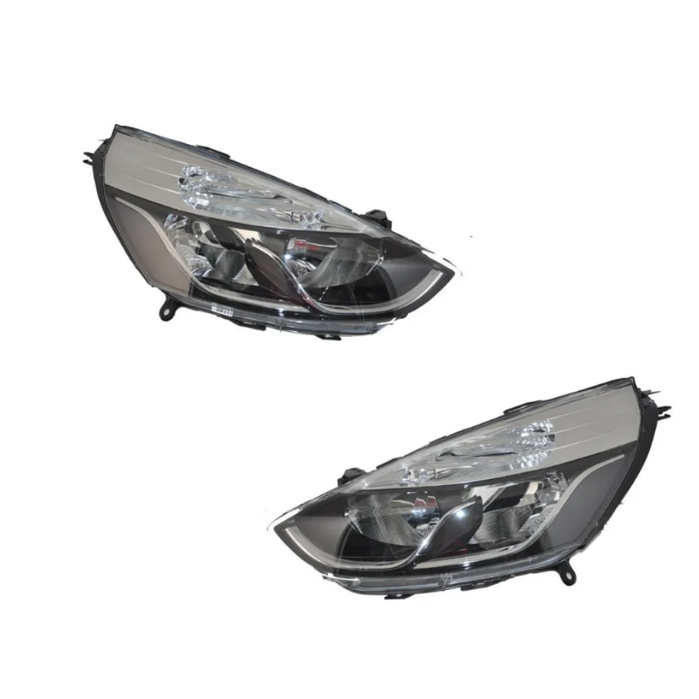 Untuk lampu depan Renault Clio HB MK4 IV 2012-2019 kiri dan kanan Oem with with dengan mesin cukur krom