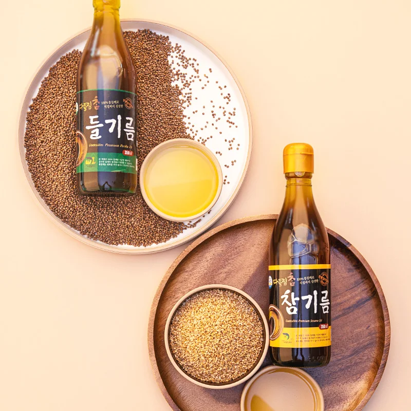 ★1 + 1★Traditional low temperature pressed sesame oil field oil 350ml