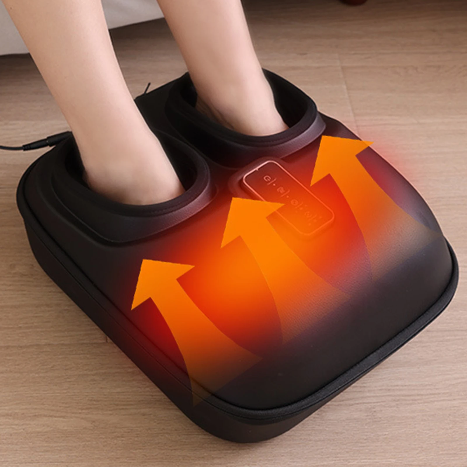 

Shiatsu Electric Foot Massager Machine Deep Kneading Rolling Full Foot Coverage Temperature Control for Dad Women Christmas Gift