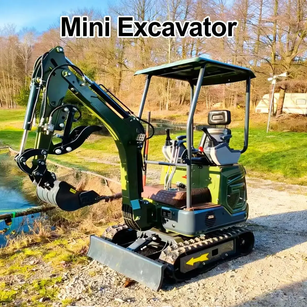 

Индивидуальный мини-экскаватор 0,8-2 тонны с двигателем Kubota (опционально), одобренный CE, по заводской цене, компактный малогабаритный экскаватор