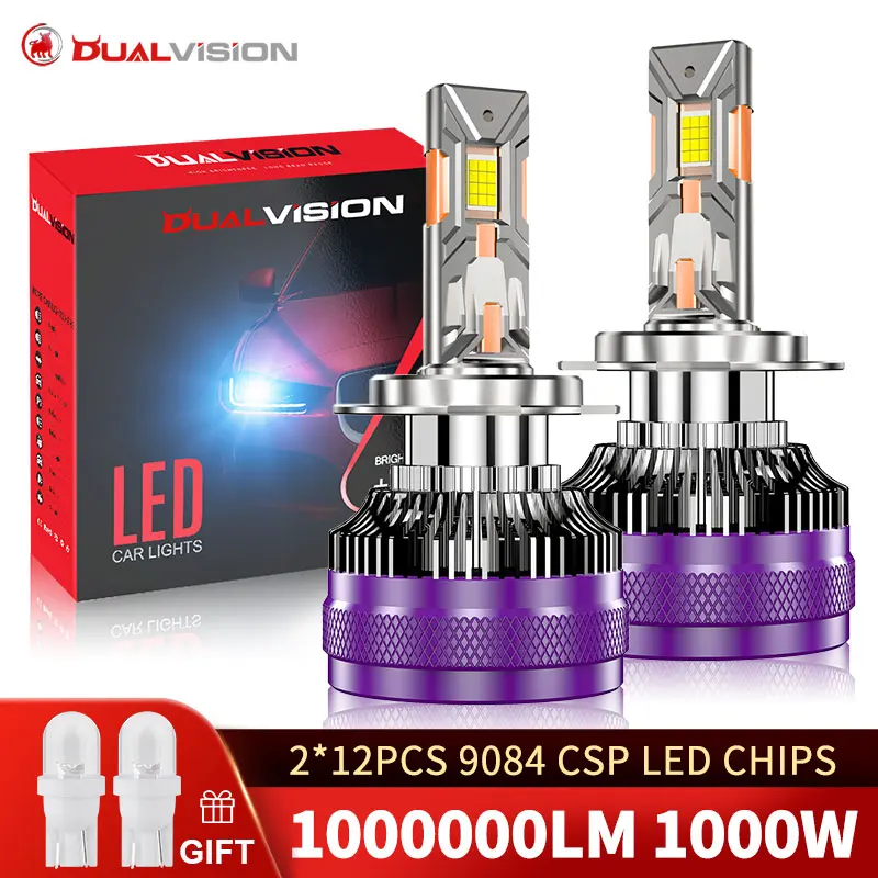 

H7 Led 1000 Вт высокой мощности 100000 LM H1 H4 Led Canbus H11 H8 H9 Автомобильная фара 9005 HB3 9006 HB4 9012 HIR2 Противотуманные фары Турбовентиляторы 12 В