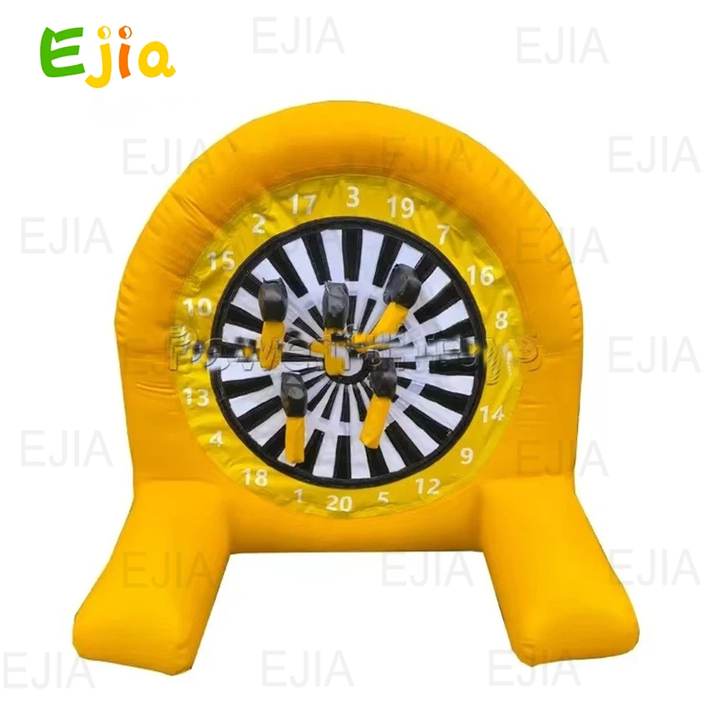 Mini PVC Airtight Inflatable Football Dart Board Inflatable Football Toss Foot Dart Game  & pump  For Kids Indoor Outdoor Party