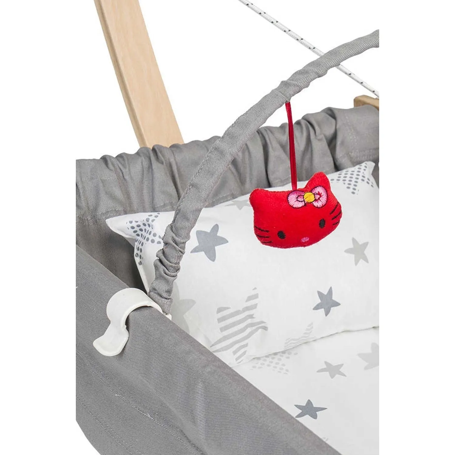 Hamac en bois de hêtre naturel pour bébé, lit-balançoire pour nouveau-né, lit lit Bedigny, support en bois, jeu de gymnastique, Turquie