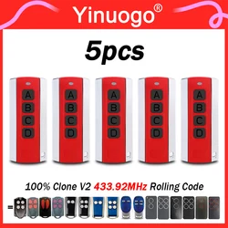 YNG605 Clone V2 PHOENIX PHOENIX2 PHOENIX4 PHOX PHOX2 PHOX4 HANDY2 HANDY4 TSC TRC TXC 433.92MHz Garage Door Remote Control