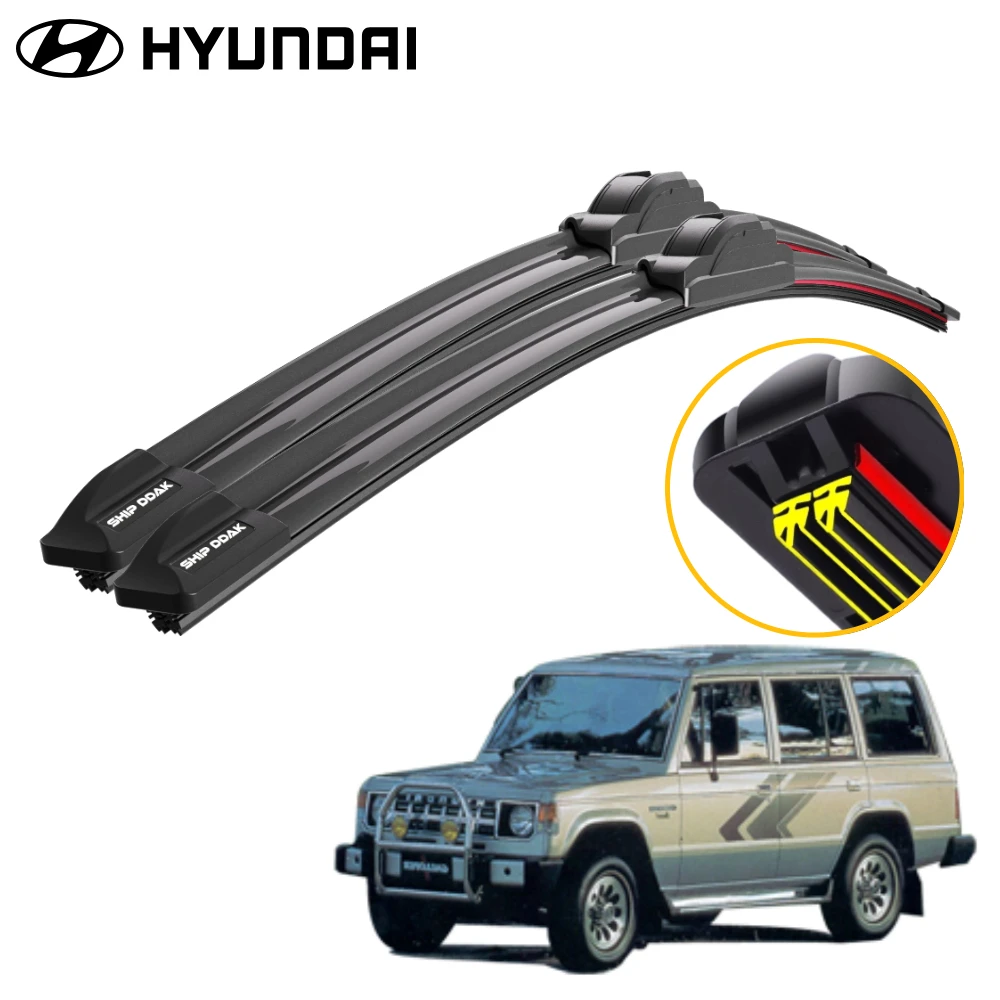 1 1 Easy Modern Galloper All-car Triple X2 Wiper Blade Brush