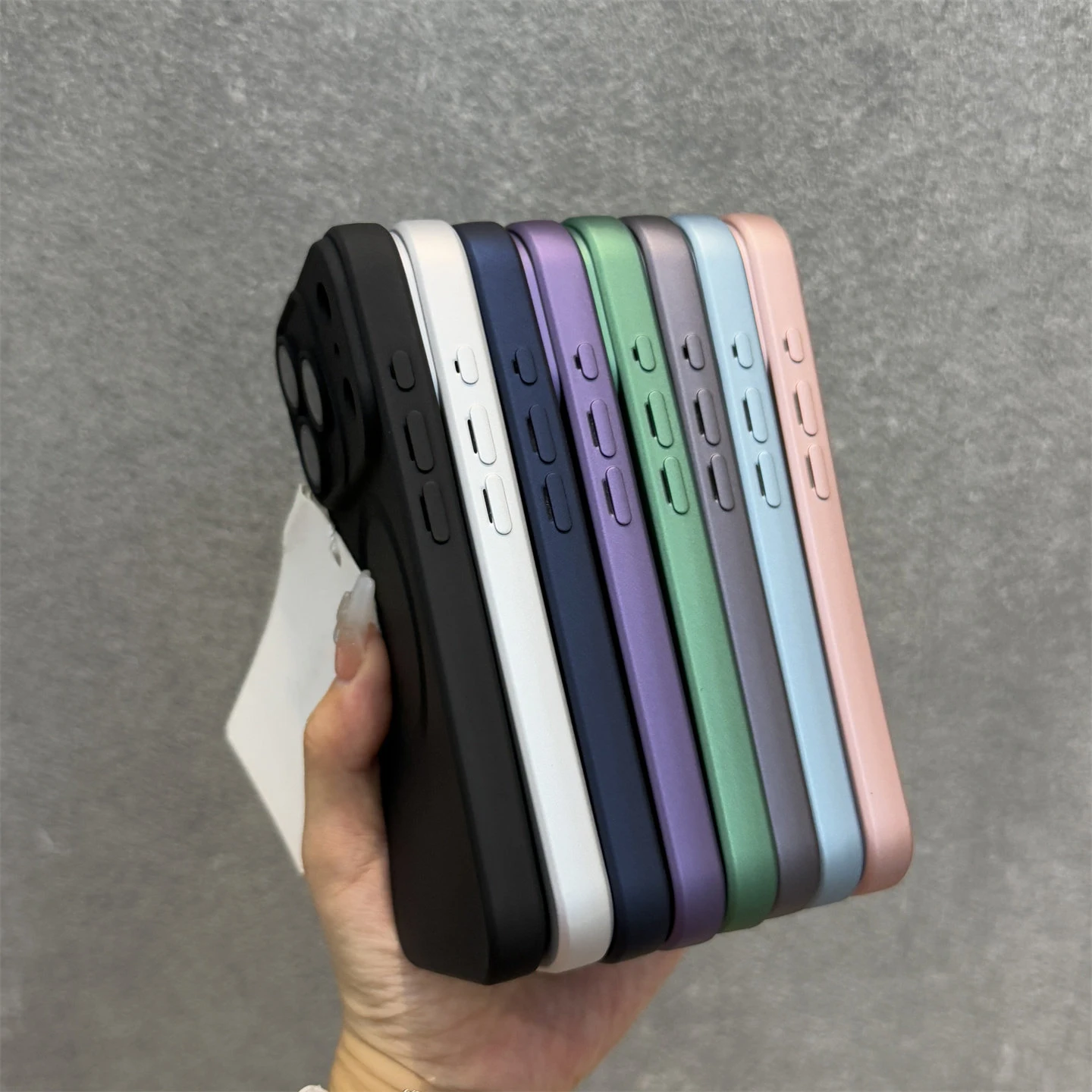 Luxuriöse matte Metallic-Glanz-Magnet-Hülle für iPhone 17 16 15 13 14 11 12 17 Pro Max Handyhüllen mit Linsenschutz und stoßfester Abdeckung – Detail 2