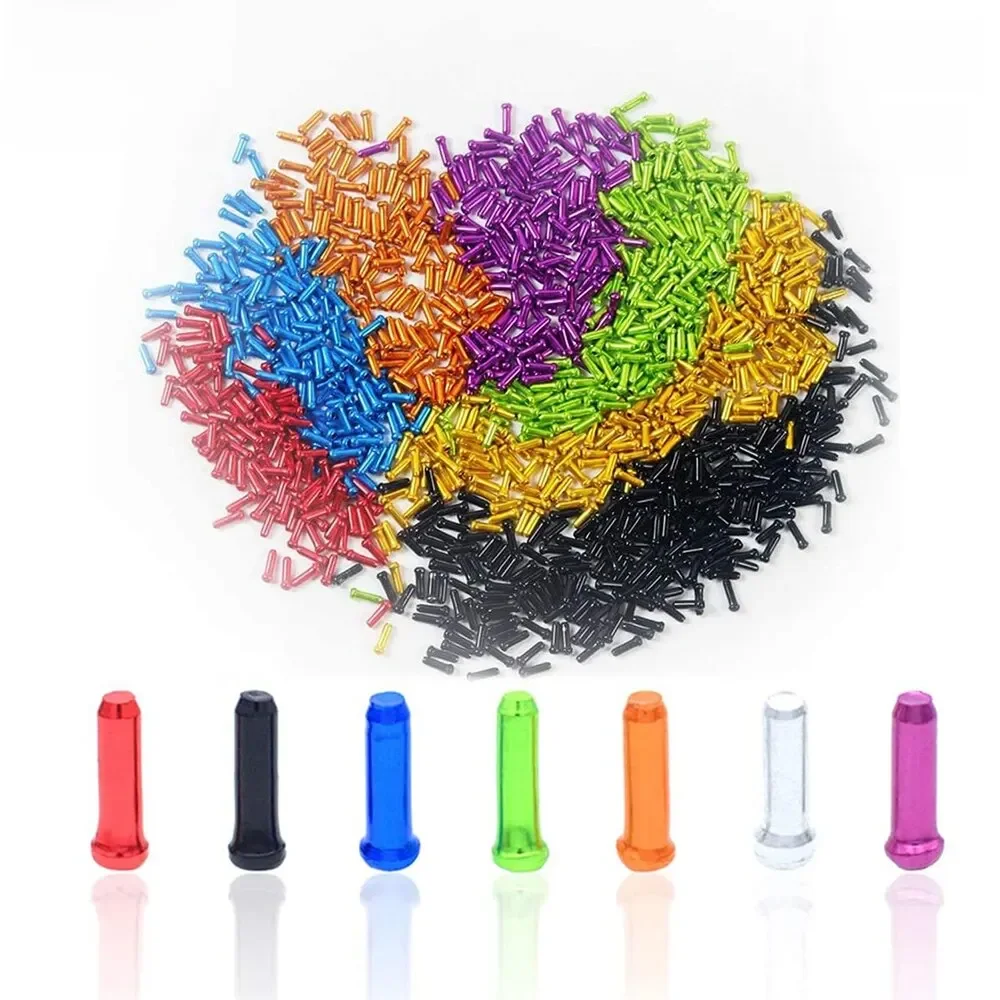 AliExpress BOLANY Bolany 50 Pcs/lot Bicycle Cable End Caps Aluminum Alloy Derailleur Shift Wire Ferrules Bicycles Derailleur Shift Wire Ferrules