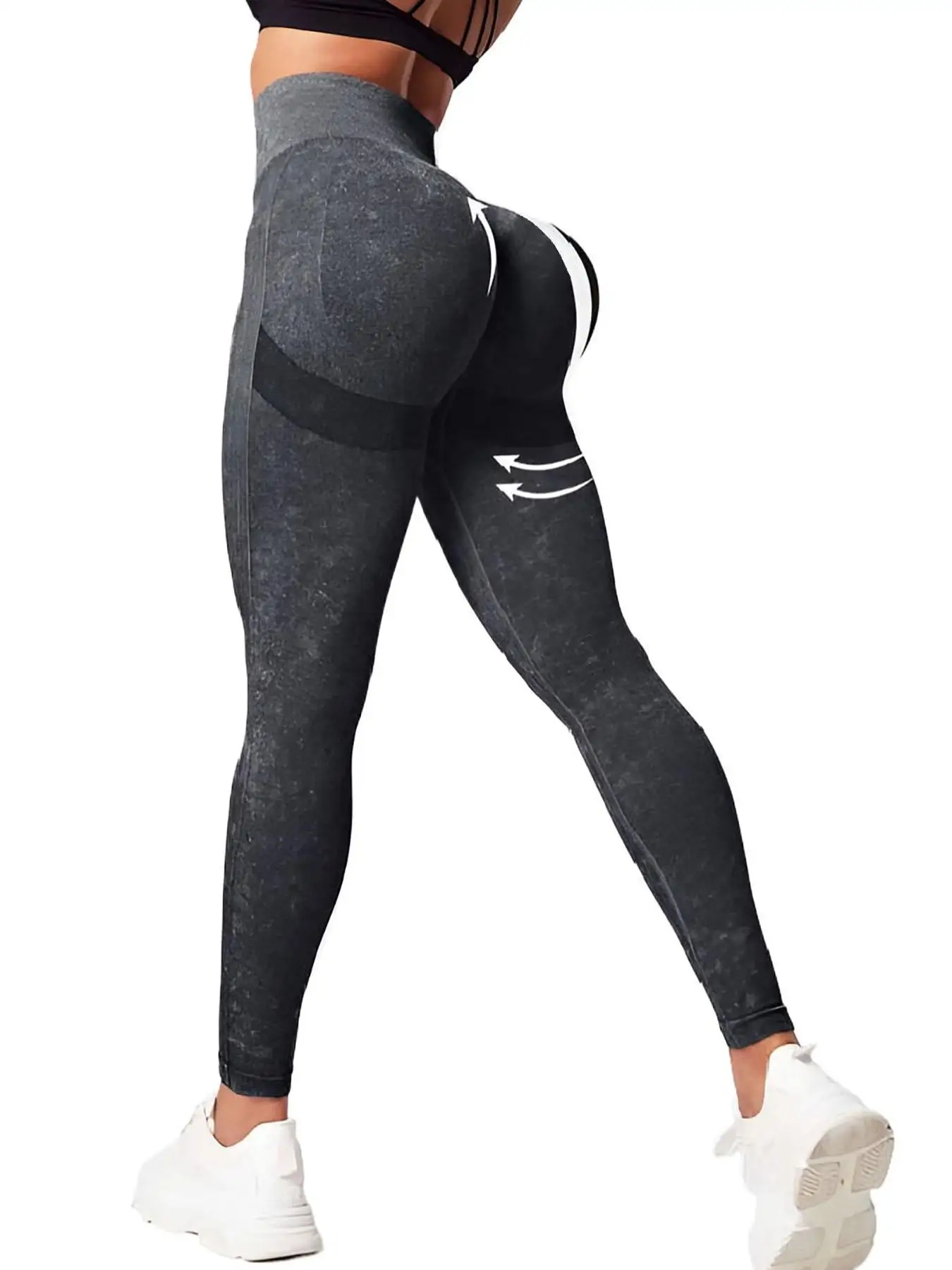 Women’s Seamless Fleece Lined Yoga Leggings High Waist Stretch Workout Fitness Pants for Gym and Training