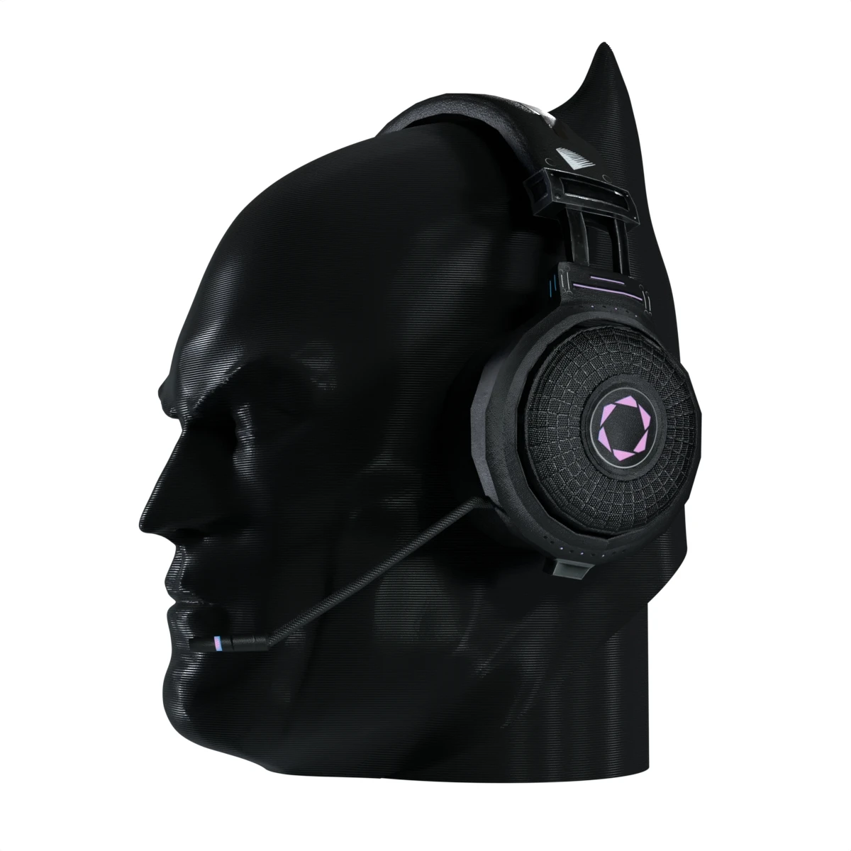 Compatible Headphone Headset Headset Headphone Batman Headset Headset Stand-ARTBOX3D