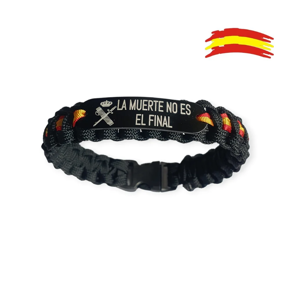 Bracelet bracelet paracord, G.C.Benemerita flag of Spain, security forces, tribute, for men, for women, handicraft fashion Spain gift