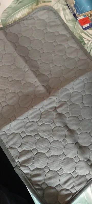 Customer review photo for Washable Reusable Dog Pee Pad