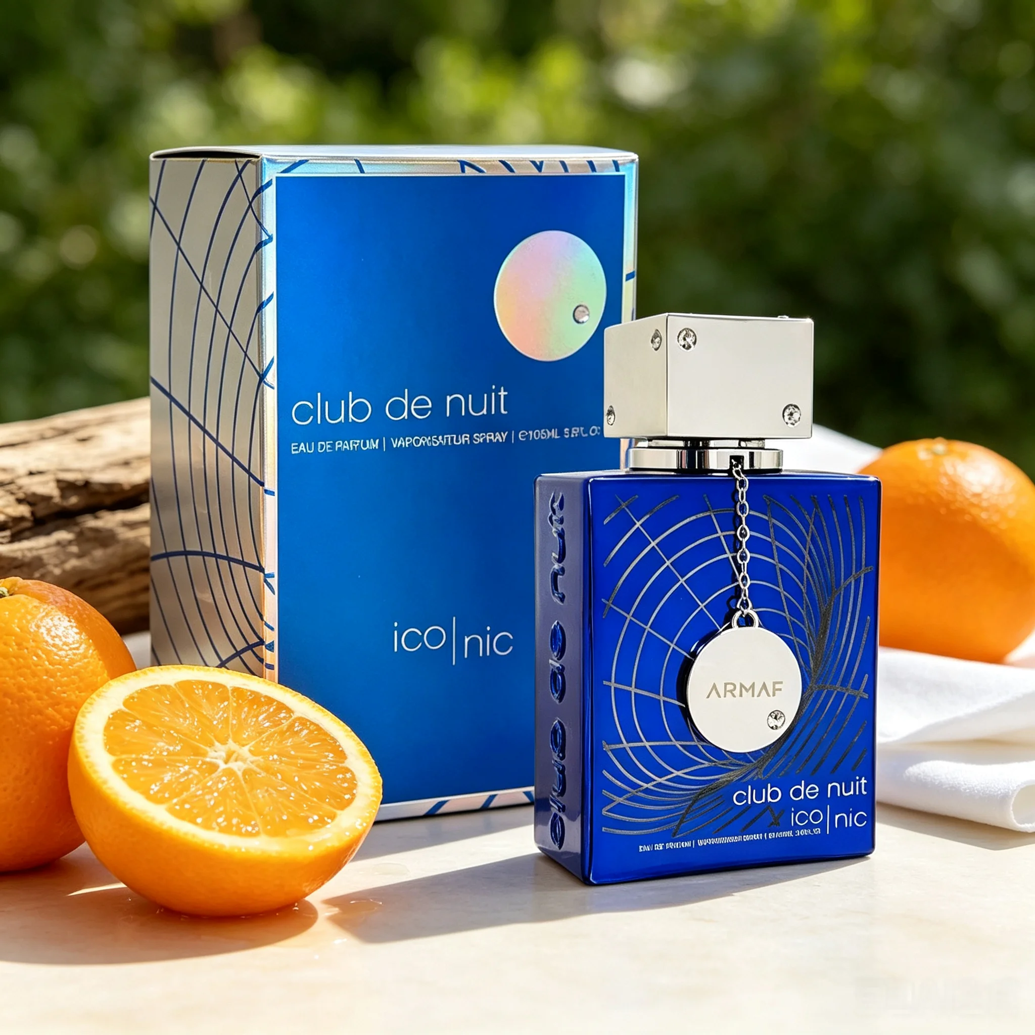 Perfume Unissex Armaf Club De Nuit Iconic EDP 105ml Frasco Azul Longa Duração Fragrância Musk Aquático Colônia para Encontros Diários
