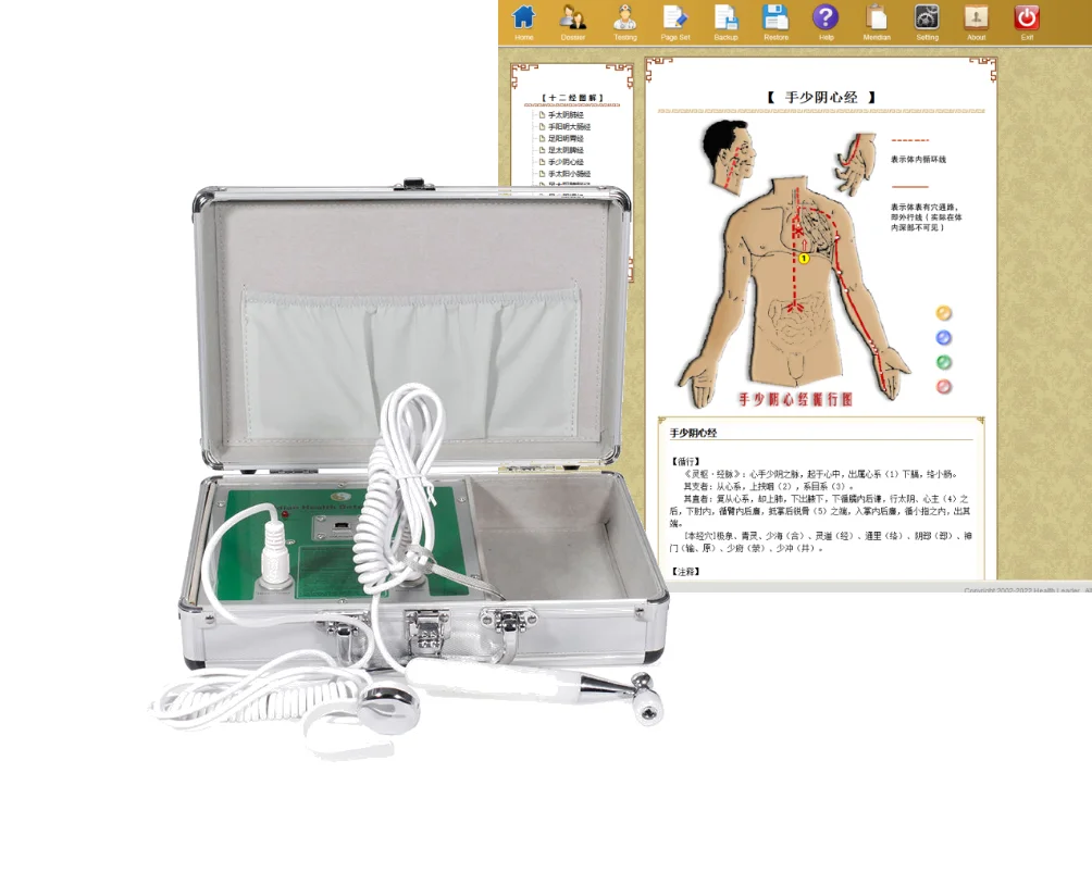 2024 Russian Language Chinese meridian Expert Analyzer Meridian Diagnostic Instrument