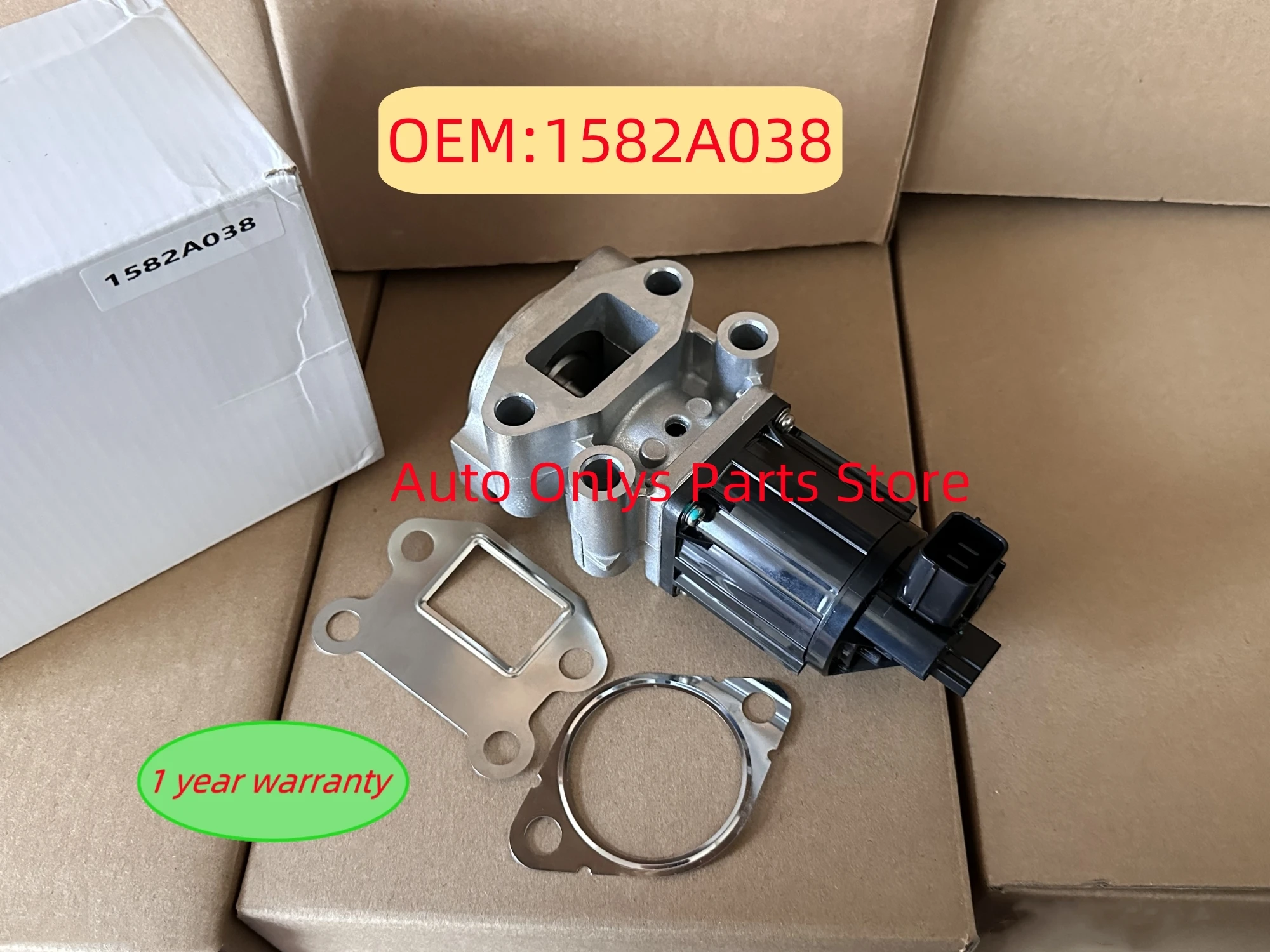 1pc New 1582A038 EGR Valve Exhaust High quality For Mitsubishi- EGR Valve Exhaust Gas Recirculation 05-14 L200 Pajero 1582A483