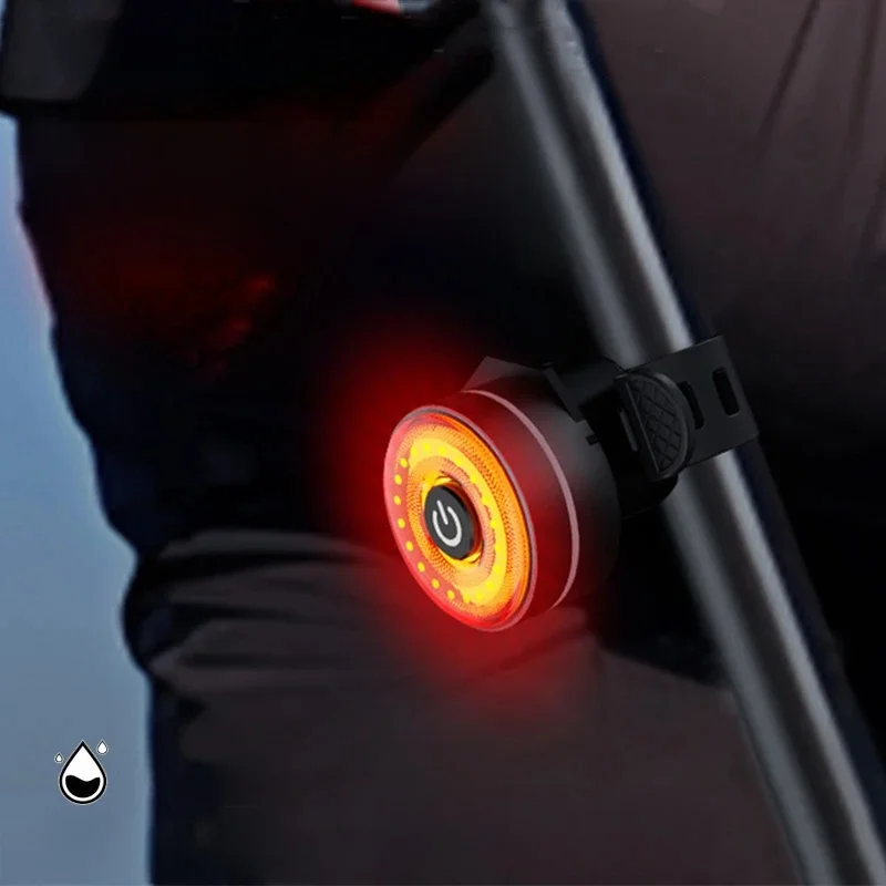 AliExpress BUCKLOS Bike Rear Light Aluminum Alloy Basic/Sensing Bicycle Taillight Type-C Rechargeable MTB Road Cycling Lamp IPX5 Waterproof