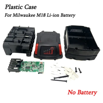 밀워키 리튬 배터리 플라스틱 케이스 커버, PCB 충전, PCB 보드 쉘, 18V M18, 3Ah, 4Ah, 5Ah, 6Ah, 9Ah