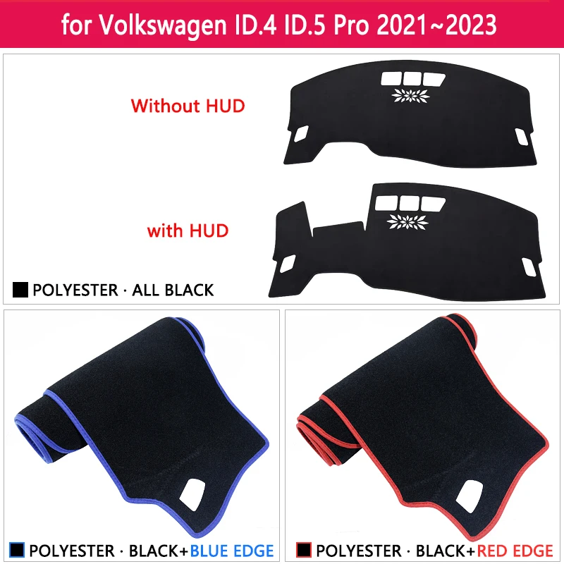 لوحة سيارة غطاء لوحة حصيرة السجاد وسادة ل Volkswagen VW ID.4 ID.5 برو 2021 2022 2023 ظلة مكافحة القذرة المضادة للانزلاق اكسسوارات #3