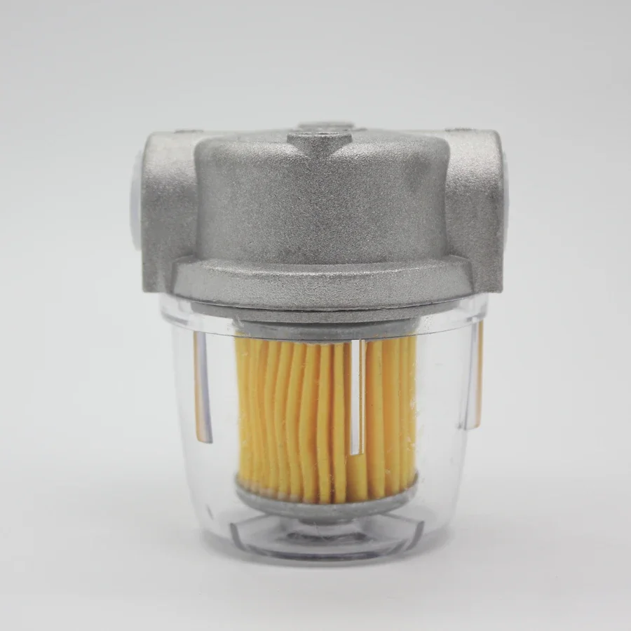 YORK Filtr oleju do palnika olejowego Przezroczysty P.C. Kubek 1/4" 3/8" Mały filtr paliwa do silników wysokoprężnych do kotła 25 l/h — zdjęcie produktu 7